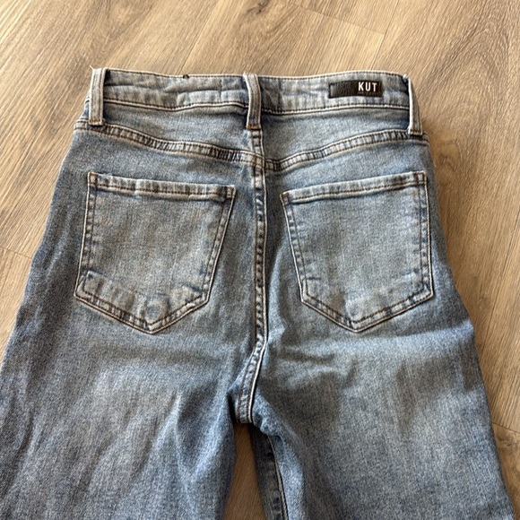 🚩 Kut from the Kloth rose cropped ankle Jeans size 00 - Picture 9 of 12